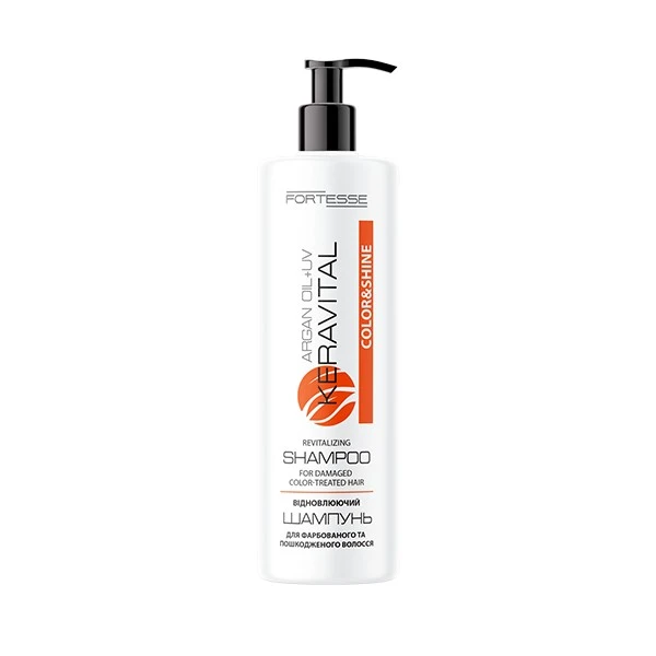 Шампунь з аргановою олією та UV-фільтр Color&amp;Shine Fortesse KV, 400 мл