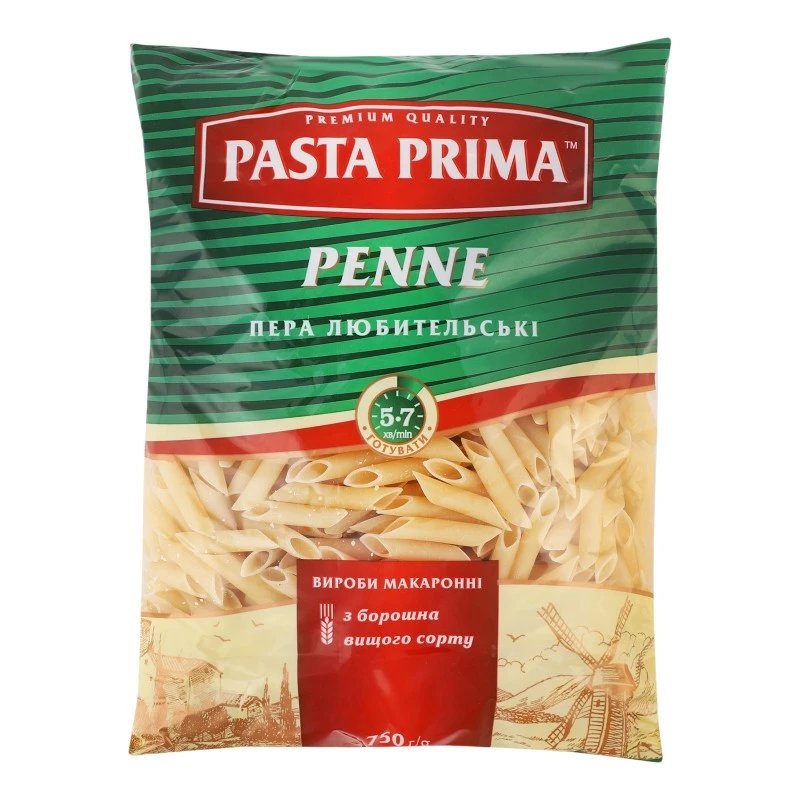 Макаронні вироби Penne Паста Пріма, 750 г