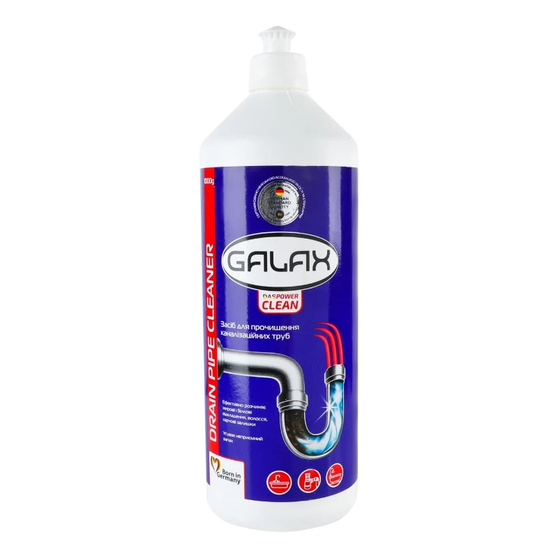 Засіб для прочищення каналізаційних труб das PowerClean Galax, 1 кг