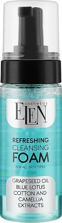 ПінкаPдляPвмиванняPосвіжаючаPдляPвсіхPтипівPшкіри Elen Сosmetics, 150 мл