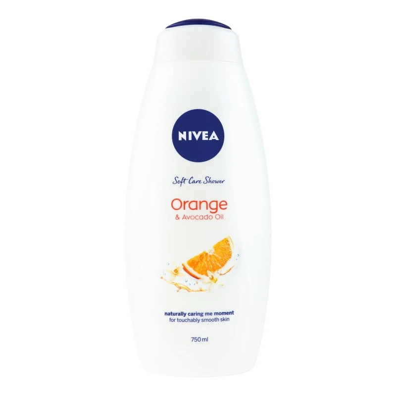 Гель-догляд для душу Апельсин та Олія Авокадо Nivea, 750 мл