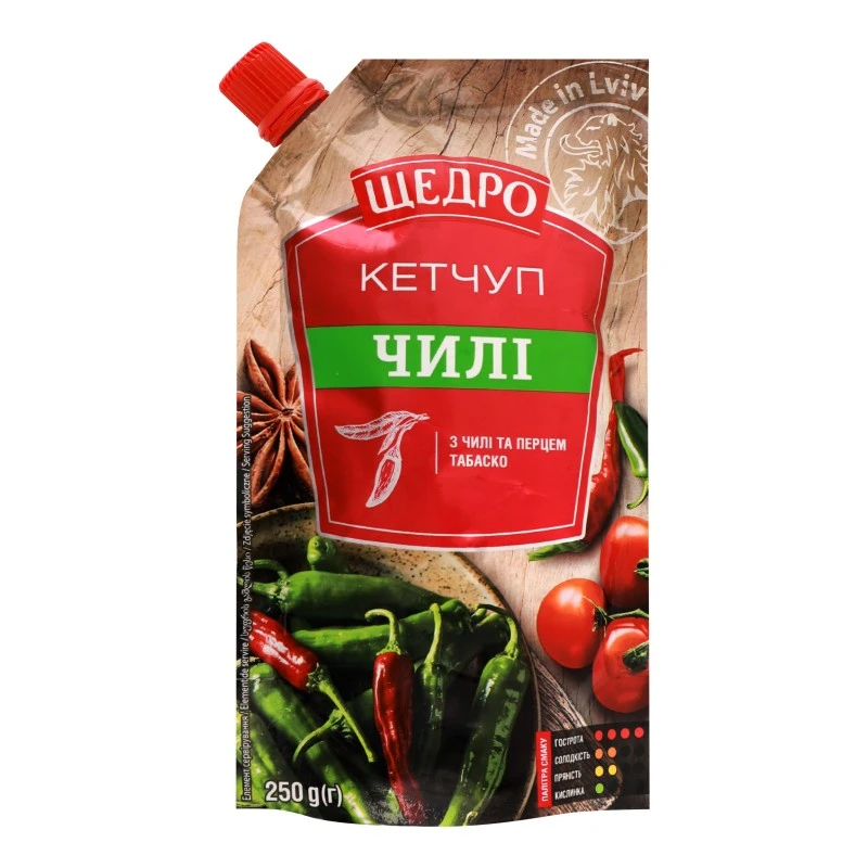 Кетчуп Чилі Щедро, 250 г