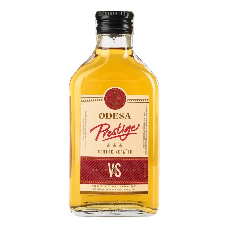 Коньяк 3 зірки VS Odesa Prestige, 0.2 л