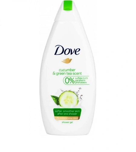 Крем-гель для душу Дотик свіжості Go fresh Dove, 500 мл