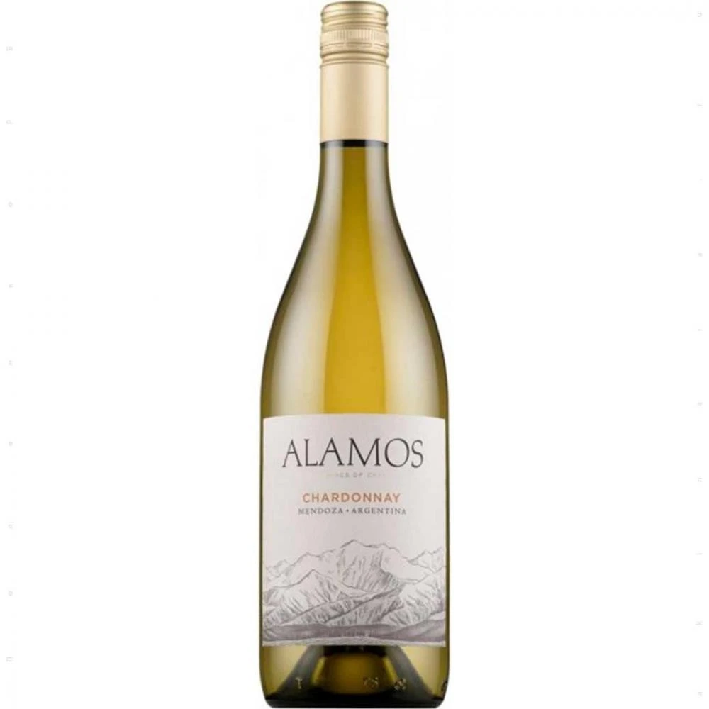 Вино бiле сухе Chardonnay Alamos, 0.75 л