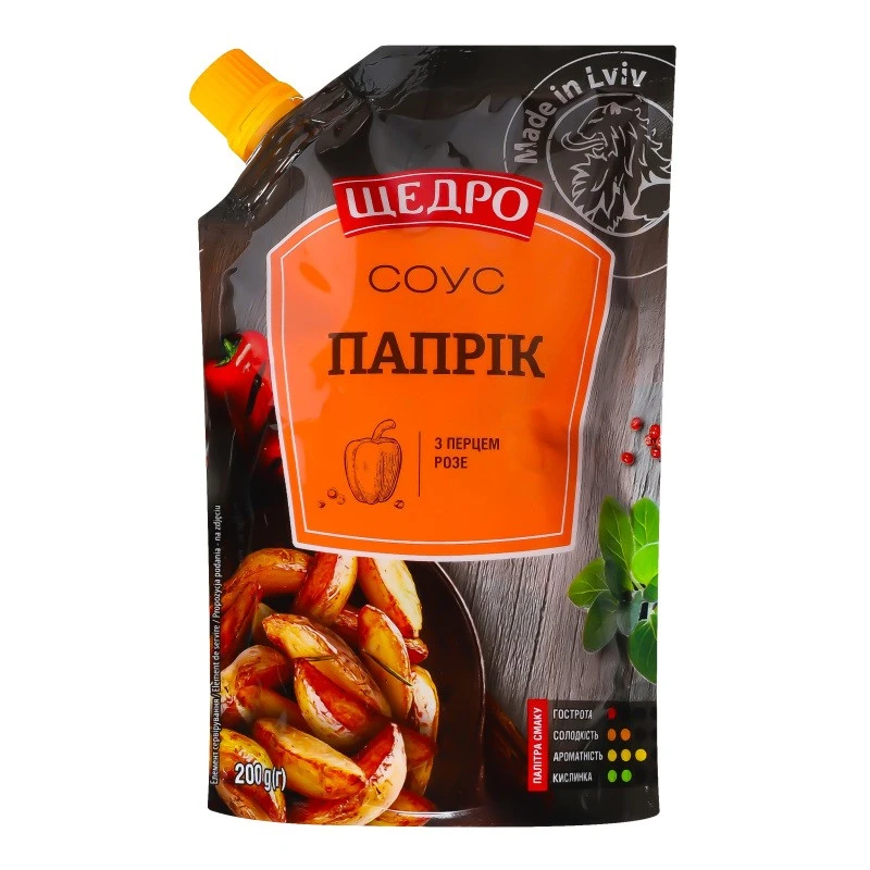 Соус майонезний 30% Паприк Щедро, 200 г