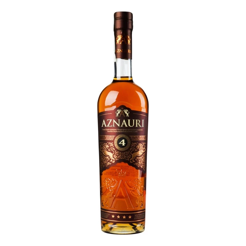 Коньяк 4 роки Aznauri, 0.5 л