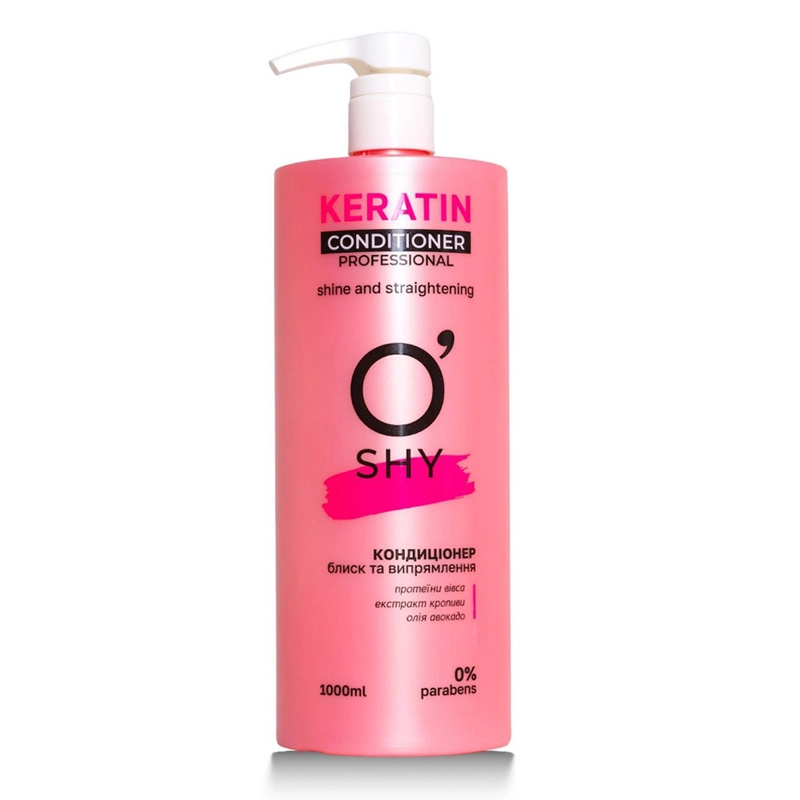 Кондиціонер Keratin Блиск та випрямлення O&#039;shy, 1 л