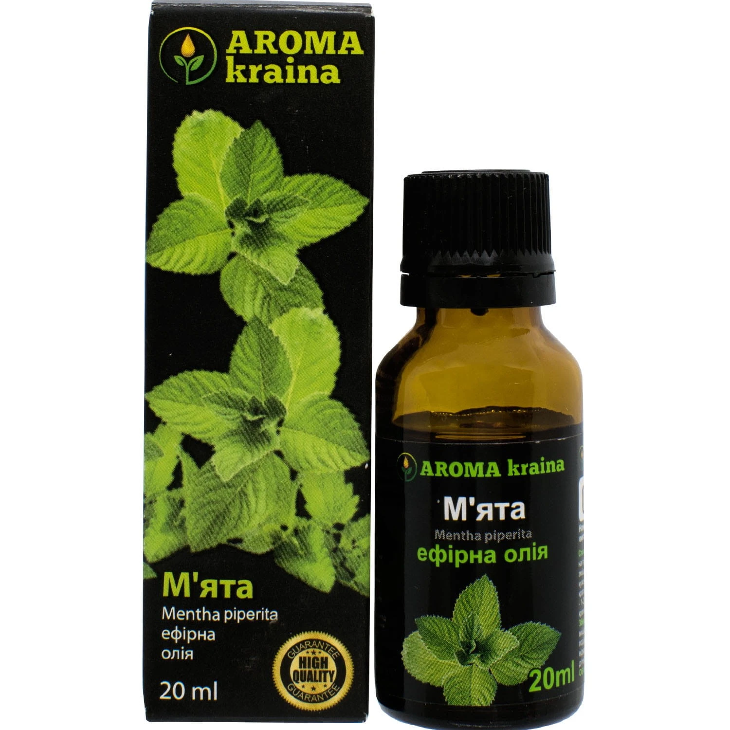 Ефірна олія М&#039;ята Aroma kraina, 20 мл