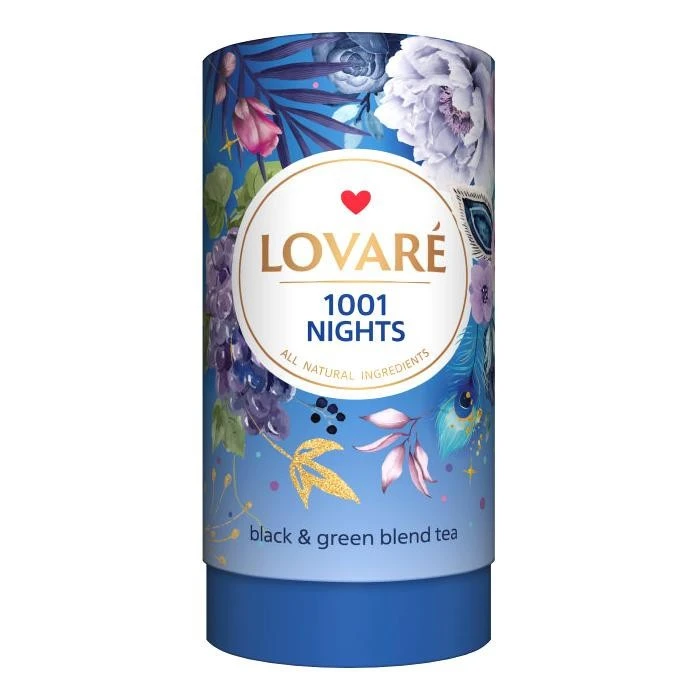 Чай листовий чорний та зелений 1001 Nichts Lovare, 80 г