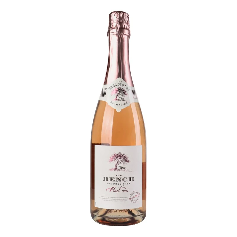 Вино безалкогольне ігристе рожеве напівсолодке Pinot Noir The Bench, 0.75 л