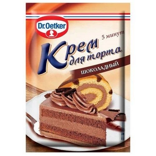 Крем д/торту шоколадний Dr.Oetker, 55 г
