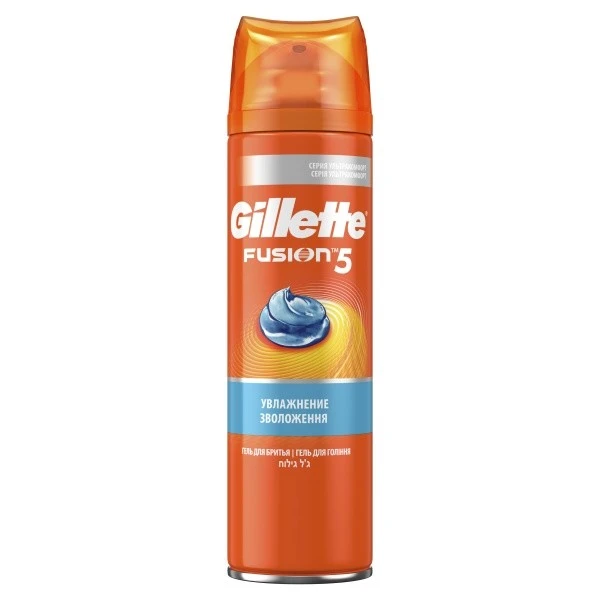 Гель для гоління Зволоження Fusion 5 Gillette, 200 мл