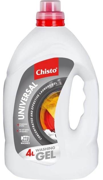 Гель для прання універсальний Chisto, 4л