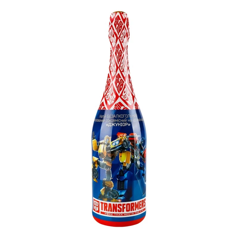 Напій безалкогольний сильногазований соковмісний Джуніор Transformers, 0.75 л