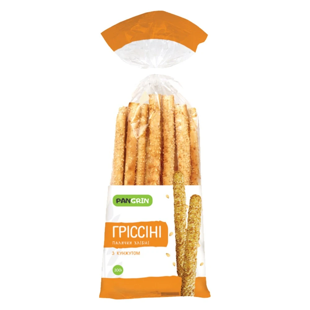 Грісіні з кунжутом Pan Grin, 200 г