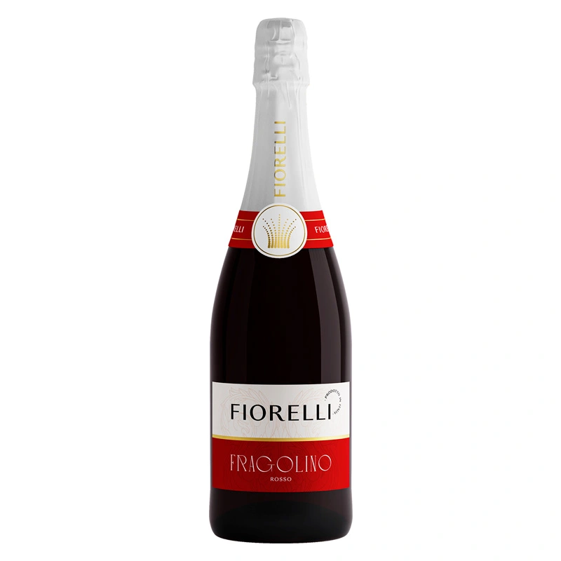 Напій винний ігристий червоний солодкий Rosso Fragolino Fiorelli, 0.75 л