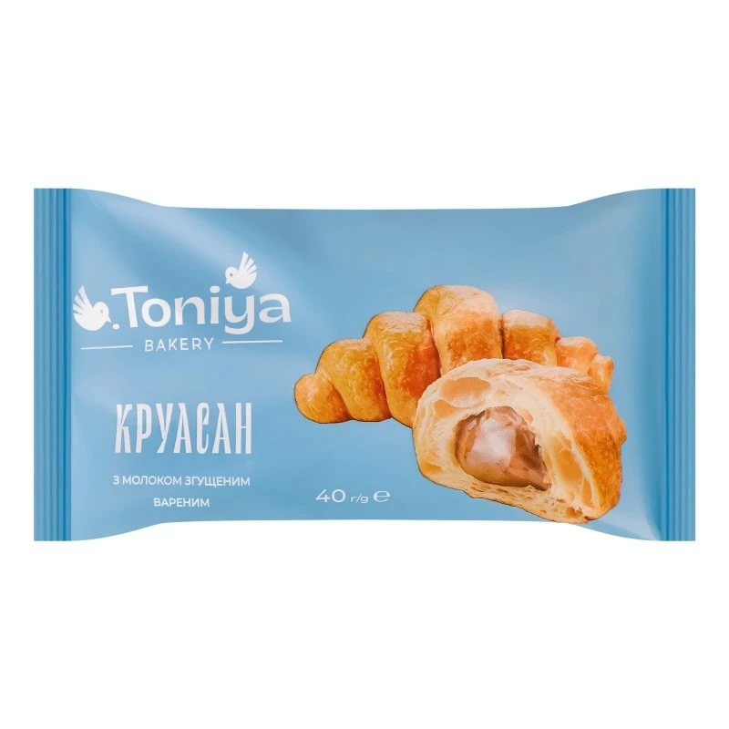Круасан з молоком згущеним вареним Toniya, 40 г