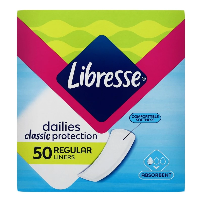 Прокладки гігієнічні щоденні Regular Classic Libresse, 50 шт/уп.
