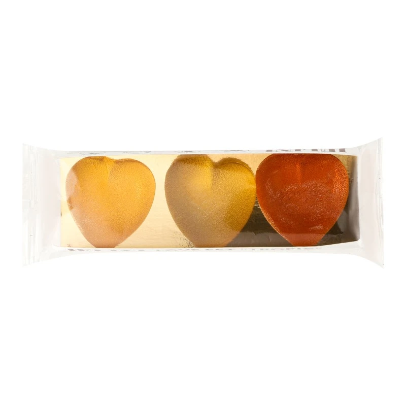 Мармелад желейний зі смаком ананасу лимона персика Tropic Love Set Jelini, м/у 90г