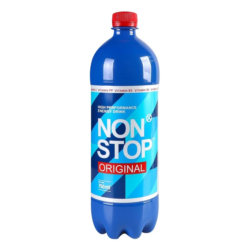 Напій енергетичний б/а газований Original Non Stop, 0.75 л
