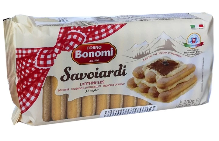 Печиво бісквітне Савоярді Ladyfingers Bonomi, 200 г