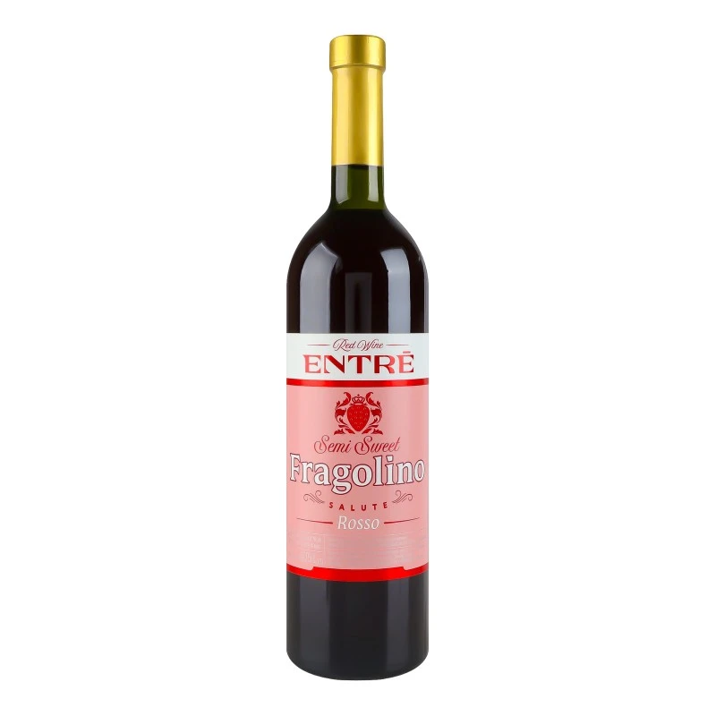 Вино червоне напiвсолодке Rosso Salute Fragolino Entre, 0.75 л