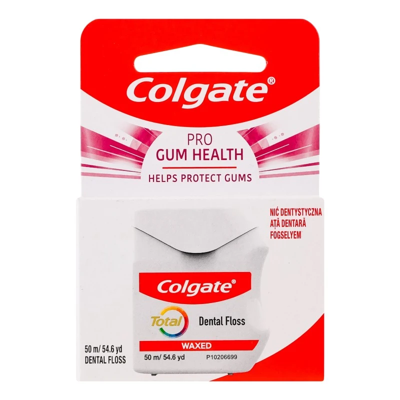 Нитка зубна 50м Helps protect gums Total Colgate 1шт