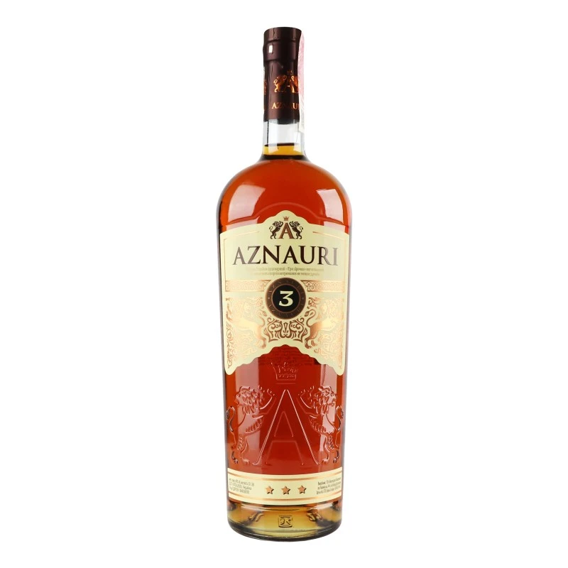 Коньяк 3 роки Aznauri, 1 л