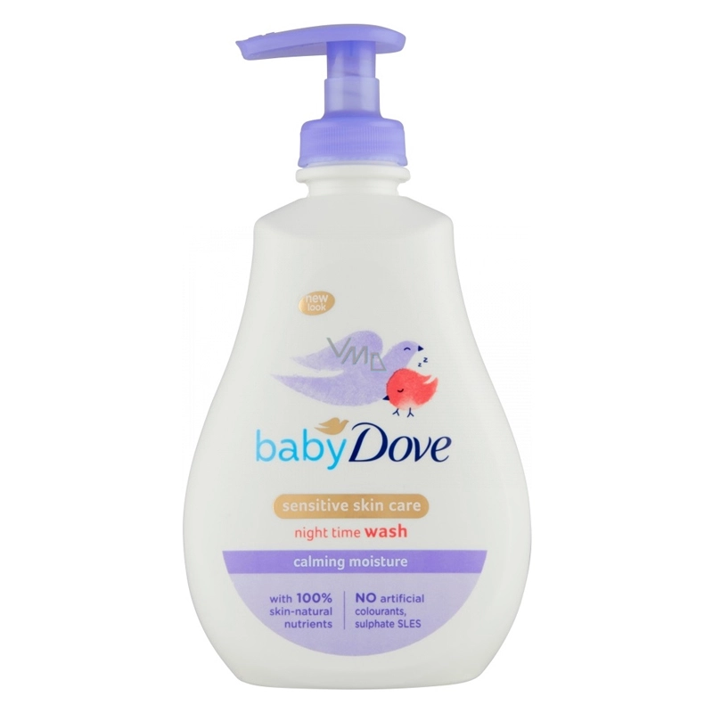 Гель для душу та шампунь для дітей Calming moisture Baby Dove, 400 мл