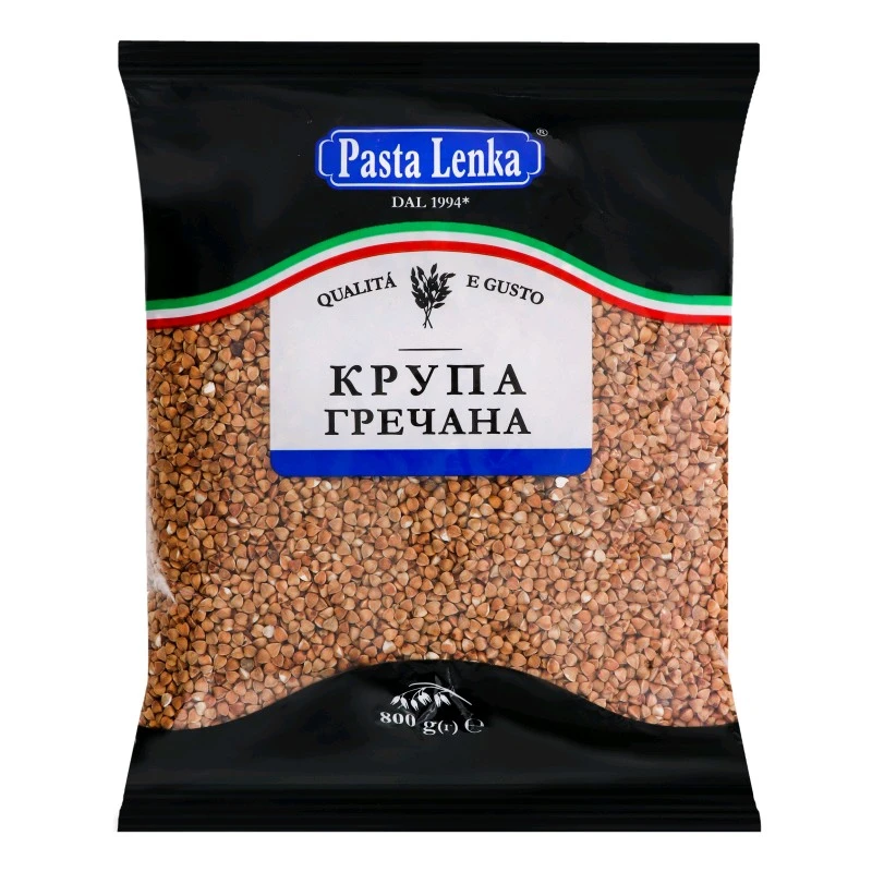 Крупа гречана Pasta Lenka, 800 г