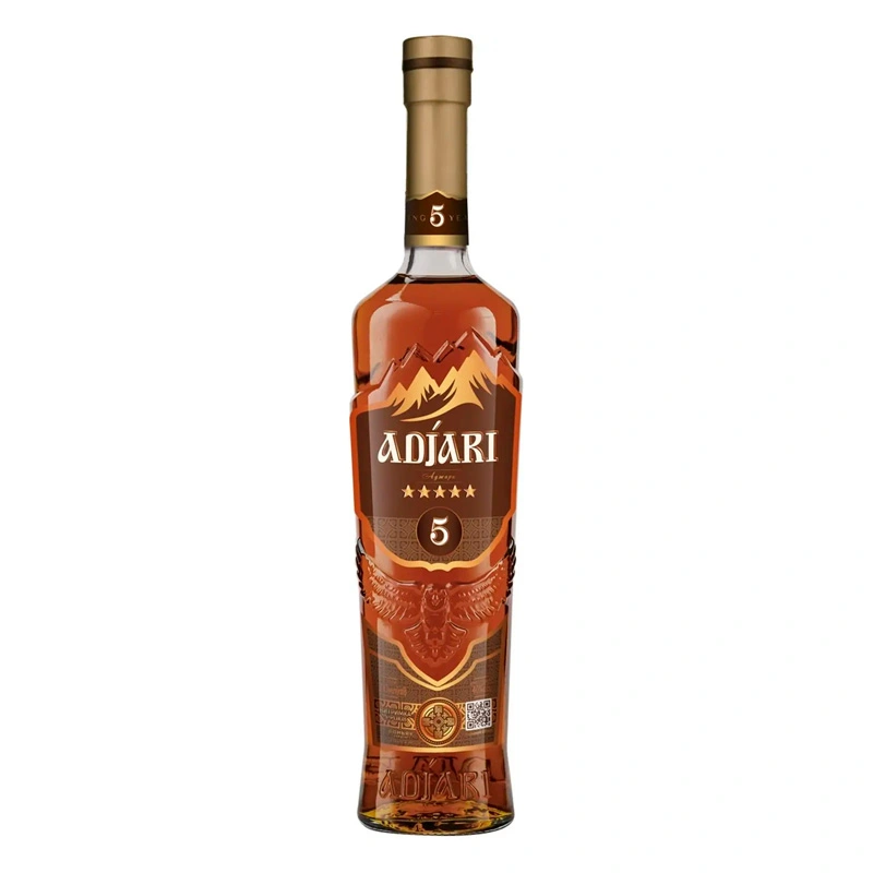 Коньяк 5 зірок Adjari, 0.5 л