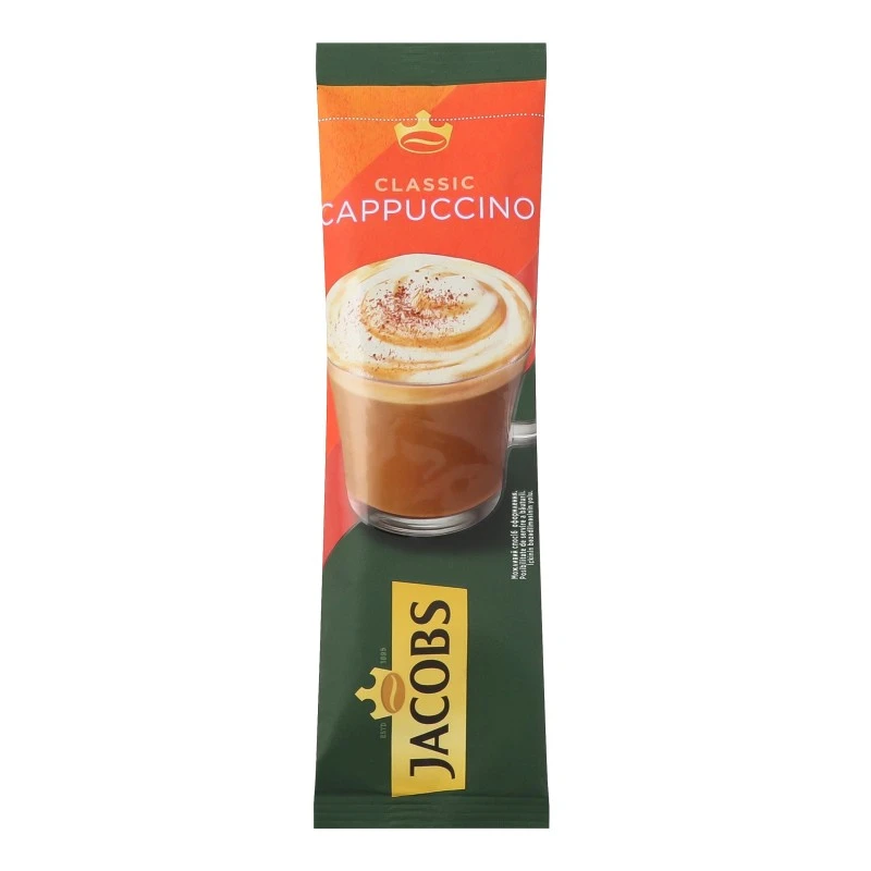 Напій кавовий розчинний 3в1 Cappuccino Classic Jacobs, 18.7 г