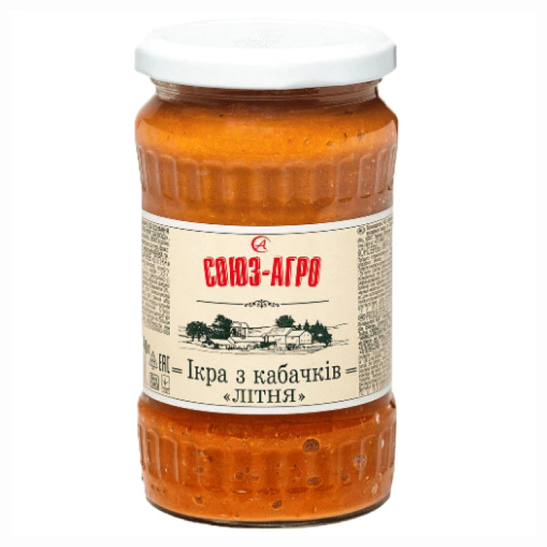 Ікра кабачкова літня Союз Агро, 345 г