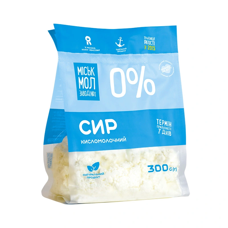 Сир кисломолочний 0%  нежирний ММЗ ГМЗ, м/у 300г
