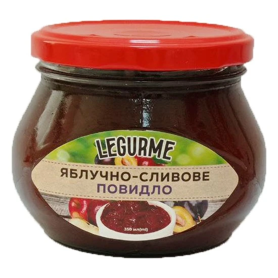 Консервоване повидло яблучно-сливове Legurme, 430 г