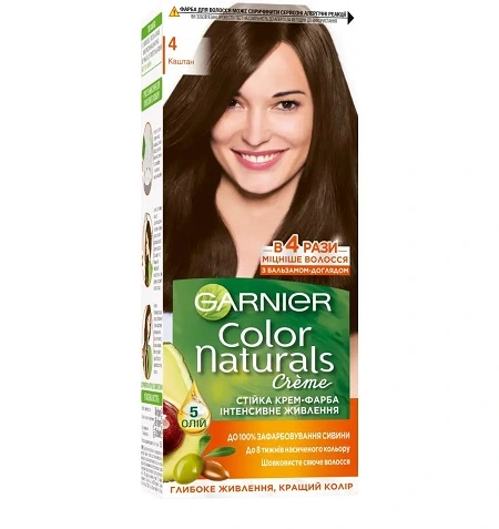 Фарба для волосся 4 Каштан Garnier, 110 мл