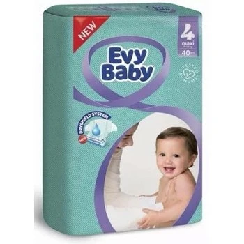 Підгузки для дітей 7-18 кг 4 Maxi Evy Baby, 40 шт/уп.