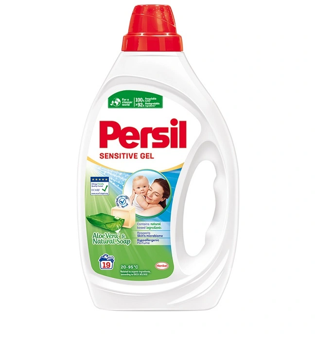 Гель для прання 19 циклів прання Sensitive Persil, 0.855 л