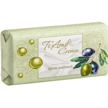 Крем-мило тверде з Оливковим екстрактом Ti Amo Crema, 125 г