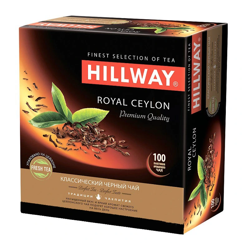 Чай пакетований чорний Royal Ceylon Hillway, 100 шт/уп.