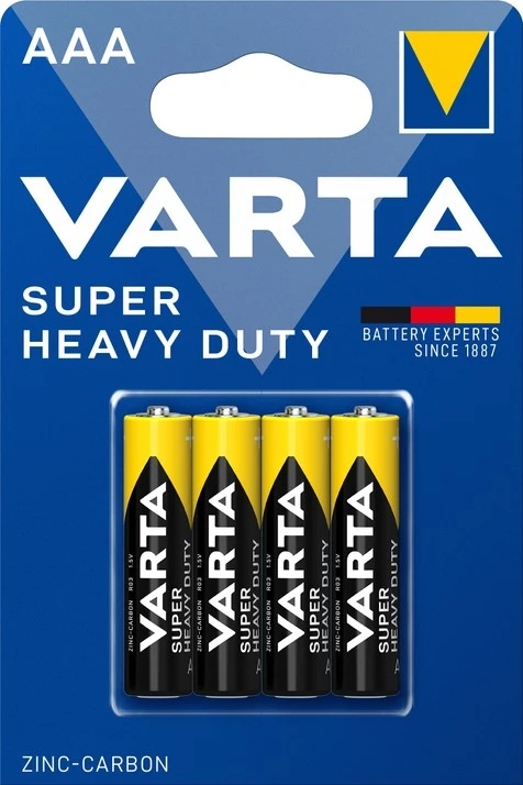 Батарейка AAA 1.5V R03 Varta, 4 шт