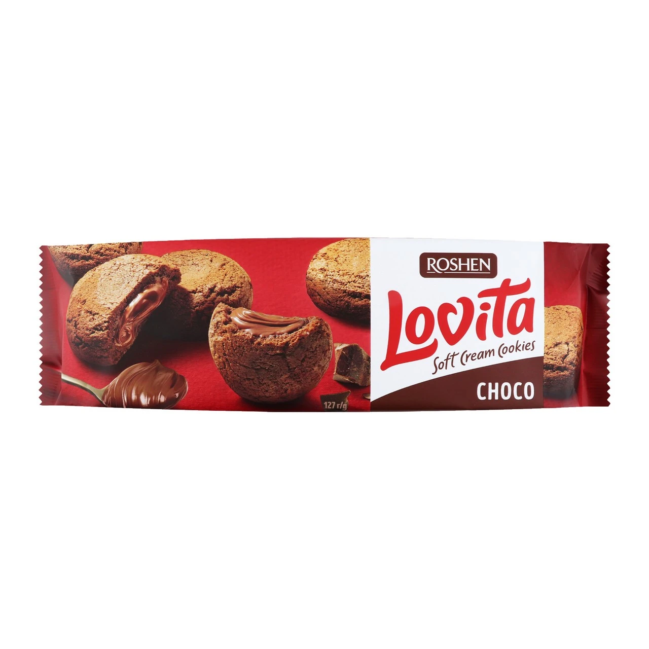 Печиво Cookies choco Lovita Roshen, 127 г