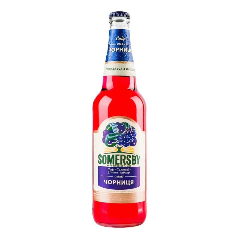 Сидр солодкий Чорниця Somersby, 0.5 л