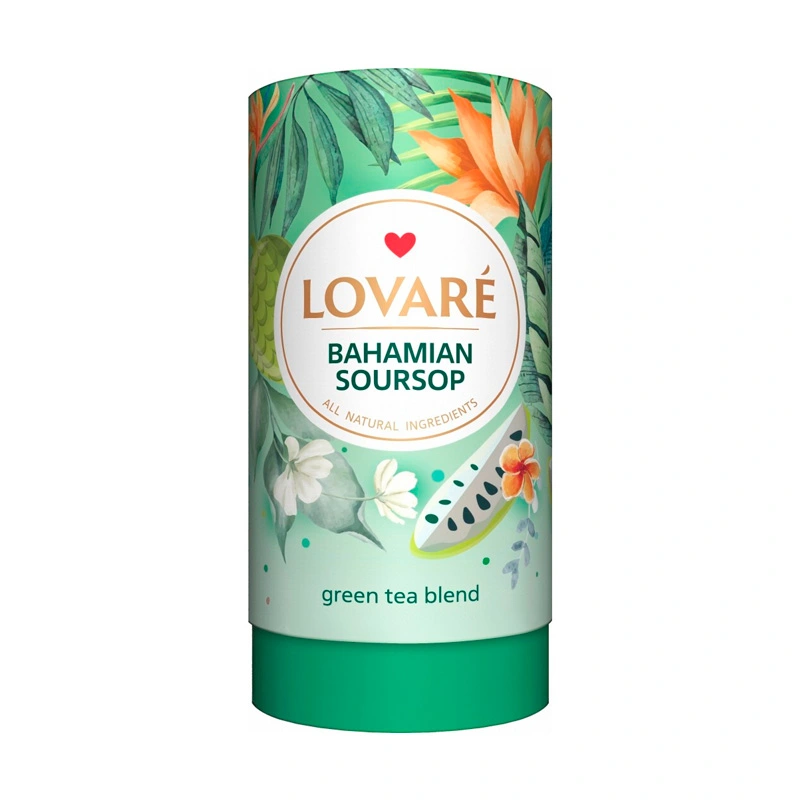 Чай листовий зелений Bahamian Soursop Lovare, 80 г