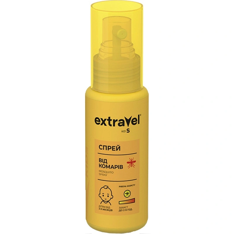 Дитячий спрей від комарів Kids Extravel, 70 мл