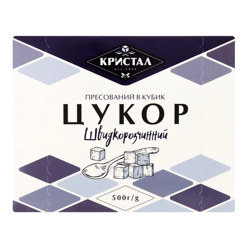 Цукор-рафінад Кристал, 500 г