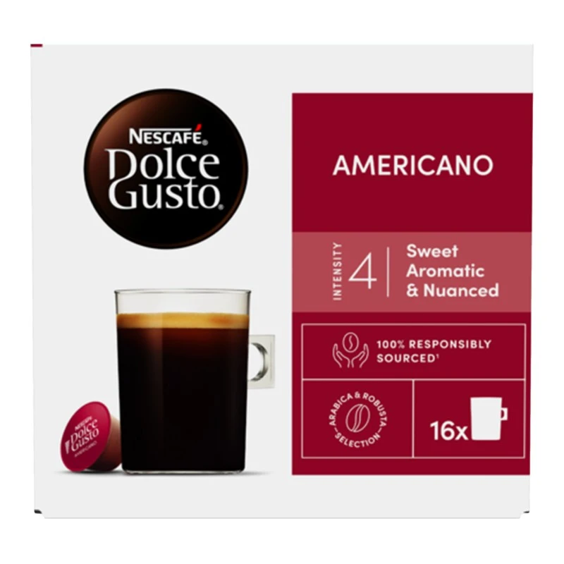 Кава мелена Americano Dolce Gusto Nescafe, 136 г