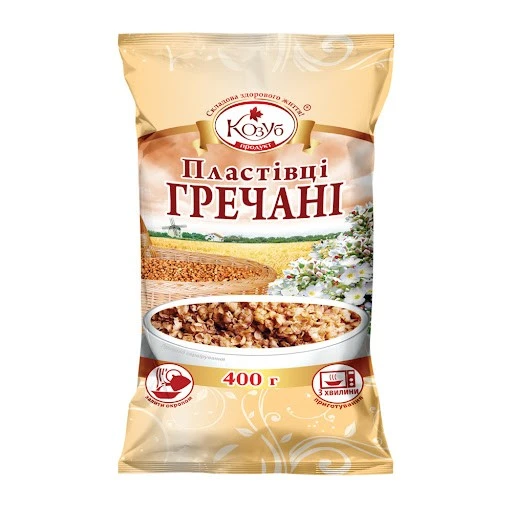 Пластівці гречані Козуб, 400 г