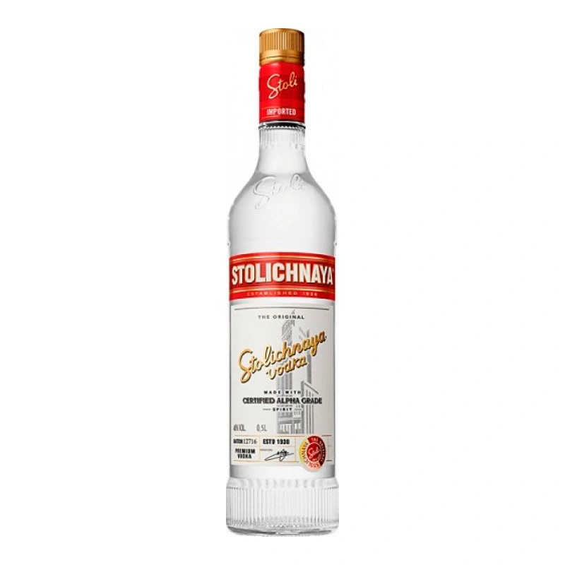 Горілка 40% Stolichnaya, 0.5 л